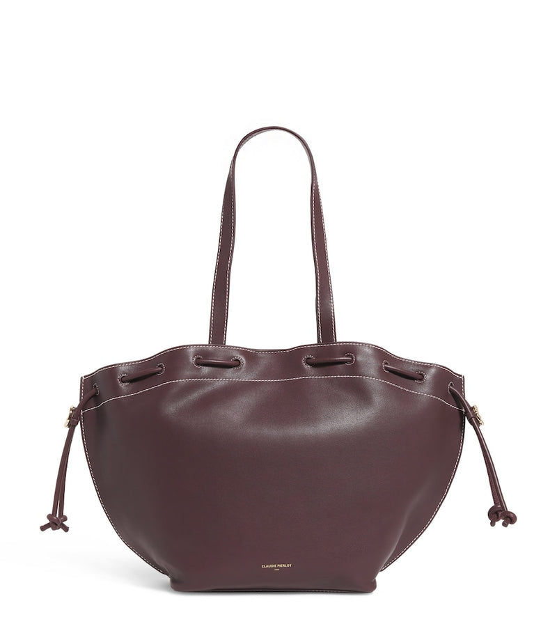 Claudie Pierlot leather drawstring tote bag - (British brand)