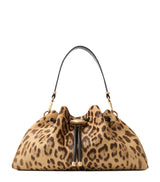 Harrods Jimmy Choo Medium Cinch Leopard Print Bucket Bag- Buy online at McGrocer