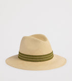 Dunhill woven straw trilby hat with wide brim, UK version
