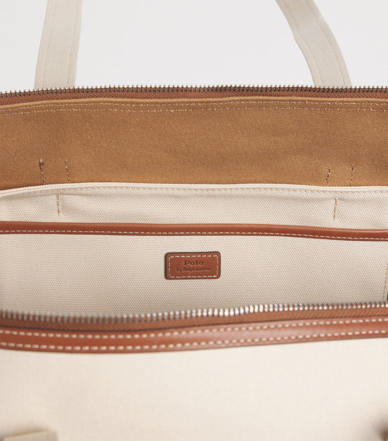 Polo Ralph Lauren large canvas shopper tote bag, imported from the UK