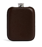 Dunhill leather-wrapped flask (British brand)