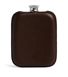 Dunhill leather-wrapped flask (British brand)