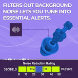 Pluggerz Silent Sleep premium earplugs for side sleepers, imported from the UK