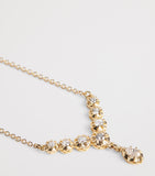 Jacquie Aiche yellow gold diamond Sophia necklace, UK version