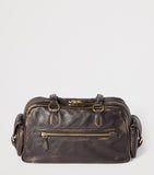 Miu Miu nappa leather top-handle bag with pockets, UK version