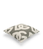 Dolce&Gabbana Casa wool-silk-cashmere logo cushion 50cm x 50cm - British product