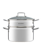 Le Creuset 3-ply stainless steel sauté multi-steamer 24cm (British brand)