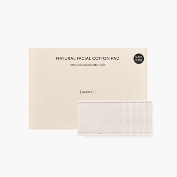 HYGGEE natural facial cotton pads 80 count, UK version