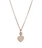 Chopard Happy Hearts pendant 18k rose gold with diamonds, UK version