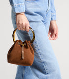 Jimmy Choo Bon Bon goat suede top-handle bag, UK version