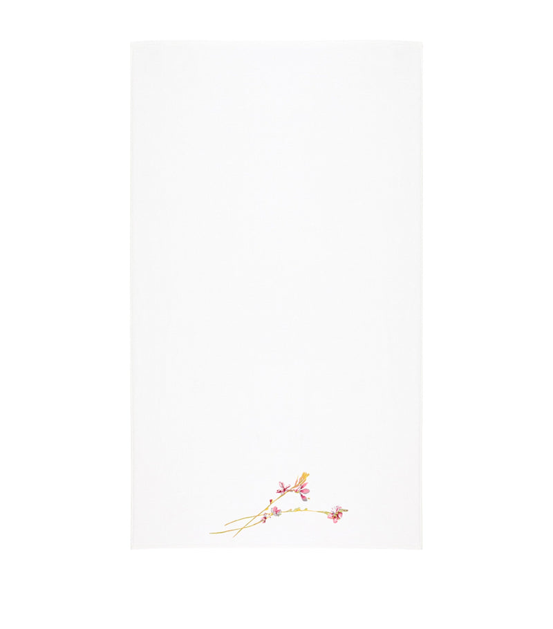 Yves Delorme floral Gaura bath mat 90cm x 160cm (British brand)