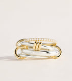 Spinelli Kilcollin Aries ring yellow gold sterling silver diamonds, UK version