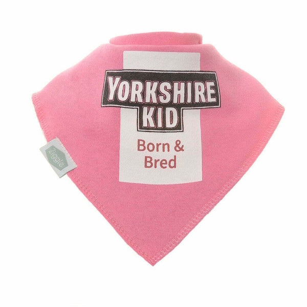 Ziggle Bandana Dribble Bib Pink Yorkshire Kid (British brand)