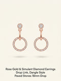 Cartier Juste un Clou diamond earrings rose gold 1.45ct - British product
