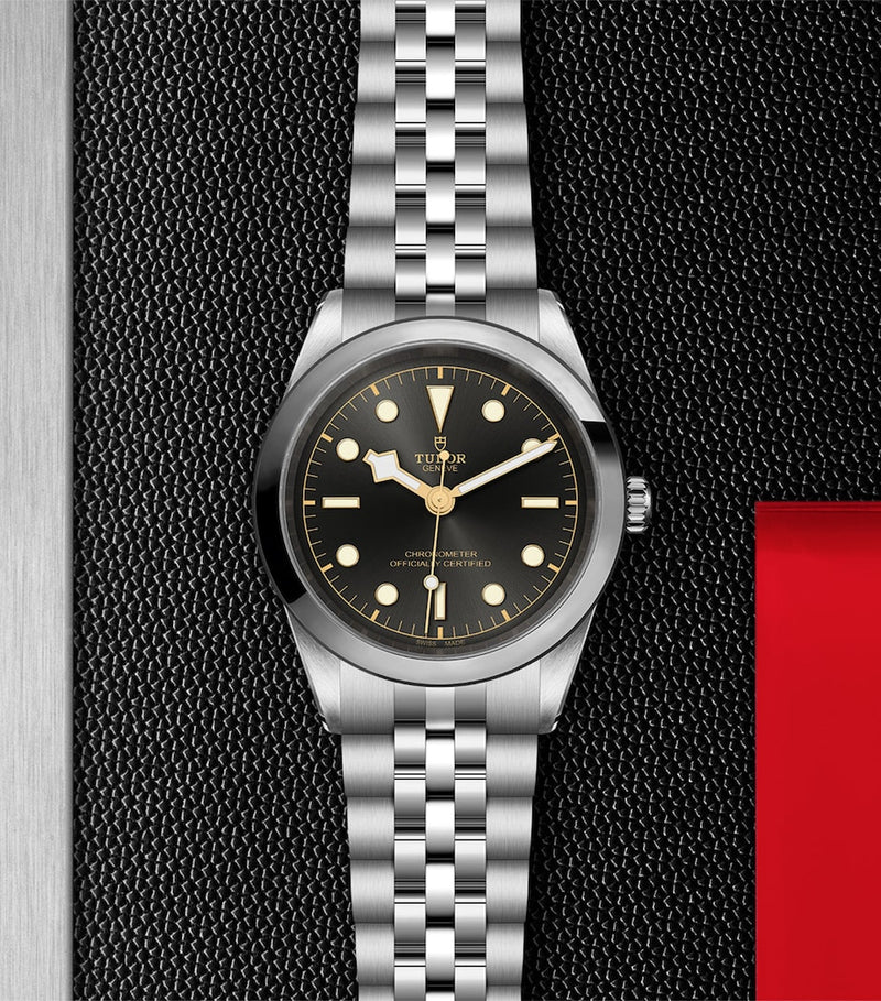 Tudor Black Bay One stainless steel watch 41mm - British product