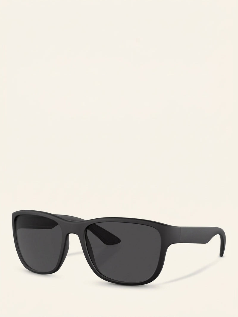 Prada men's D-Shape sunglasses black acetate, imported from the UK