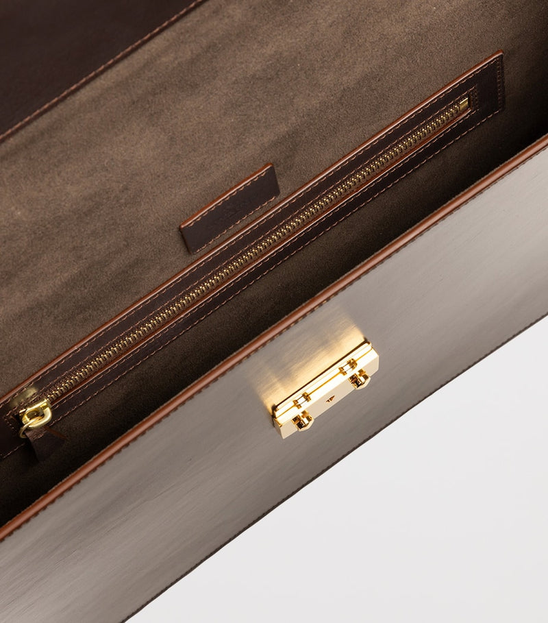 Swaine Leather Mayfair briefcase, imported from the UK