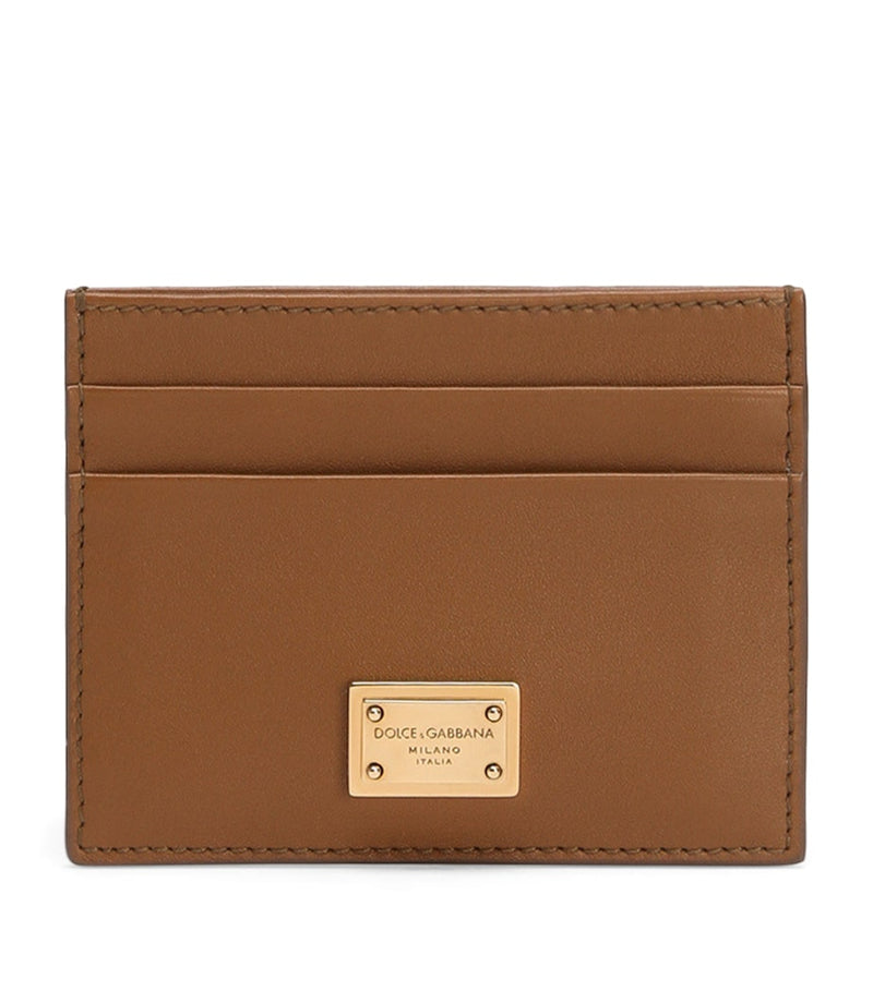 Dolce&Gabbana grained calfskin card holder, imported from the UK