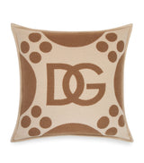 Harrods Dolce&Gabbana Casa Wool-Silk-Cashmere Logo Cushion 50cm x 50cm- Buy online at McGrocer