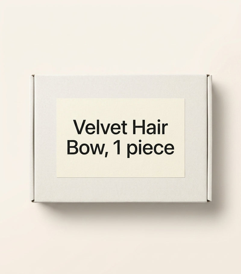 Prada Velvet Bow Hair Clip
