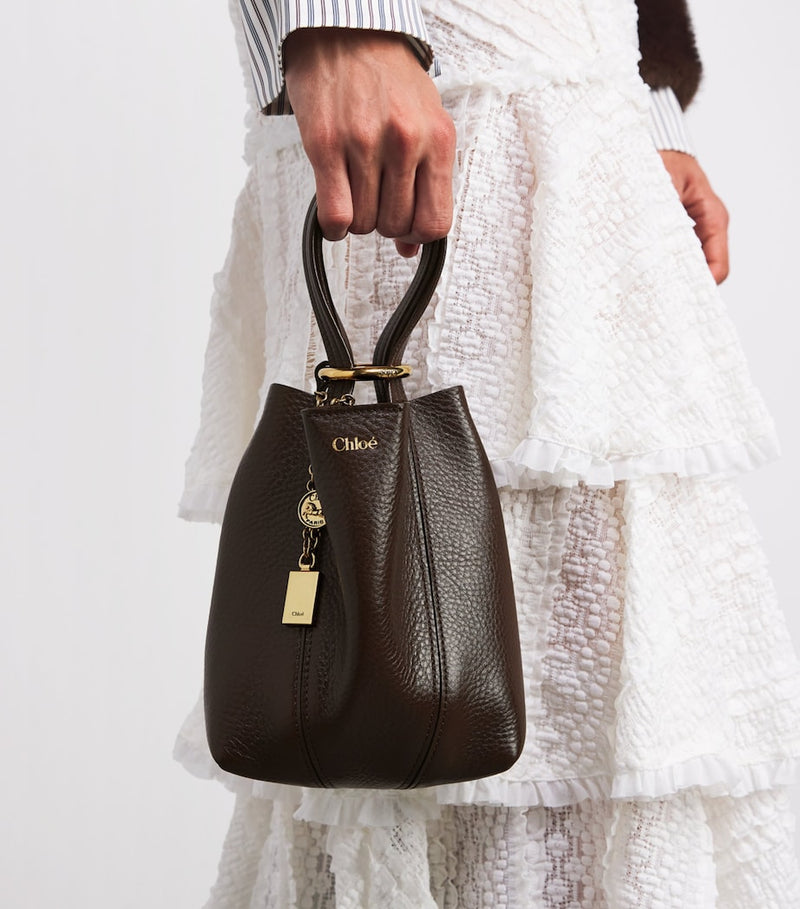 Chloé Small Calfskin Spin Tote Bag imported UK version