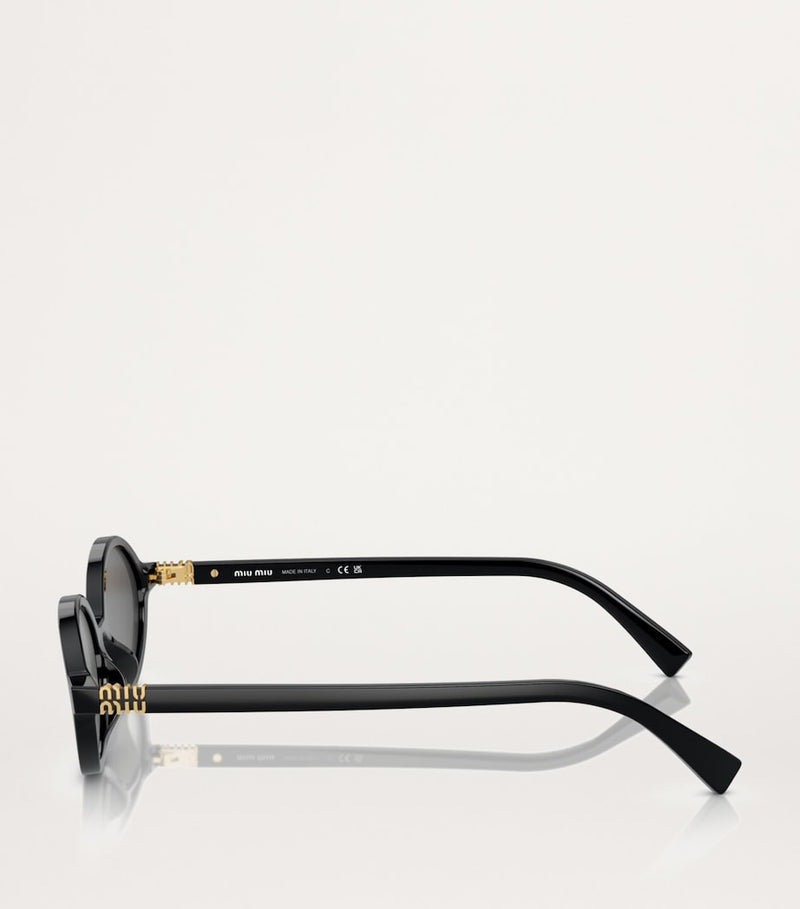 Miu Miu acetate oval sunglasses, UK version
