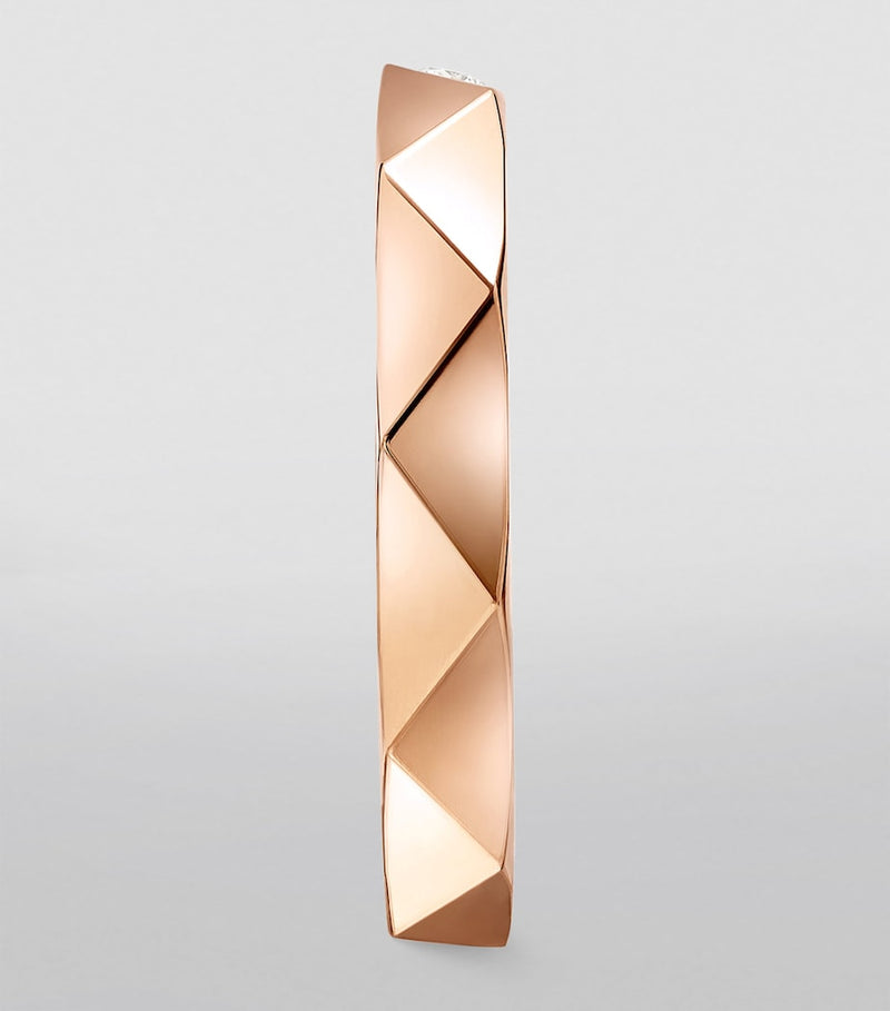 Graff Signature rose gold diamond ring, imported from the UK