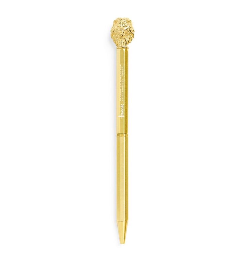 Harrods lion design ballpoint pen, UK version