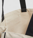 Harrods canvas tote bag with storefront outline - British product