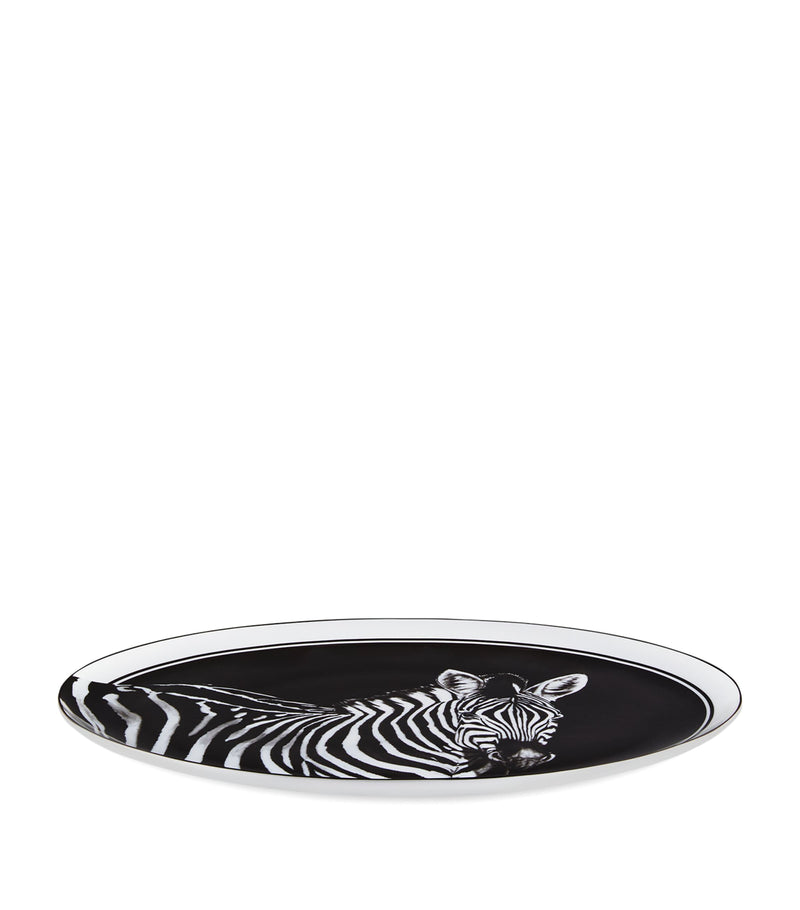 Dolce&Gabbana Casa porcelain zebra serving plate 45.5cm - British product