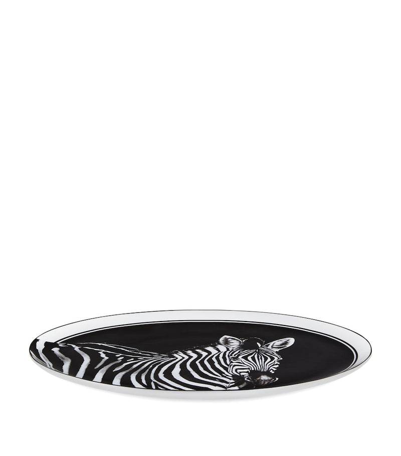 Dolce&Gabbana Casa porcelain zebra serving plate 45.5cm - British product