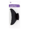 Superdrug black plastic claw clip large size (British brand)
