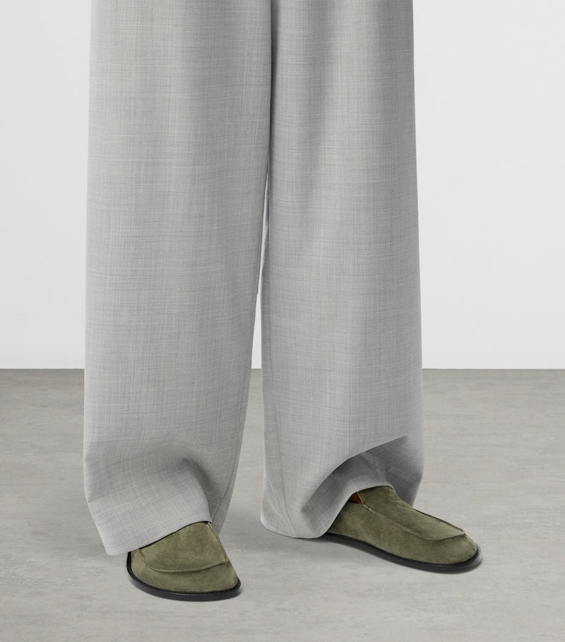 LOEWE Suede Flex loafers, UK version
