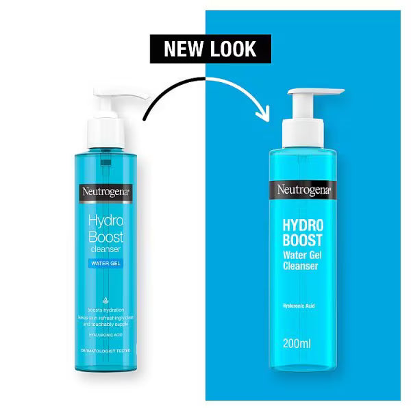 Neutrogena Hydro Boost Water Gel Cleanser 200ml, imported from the UK