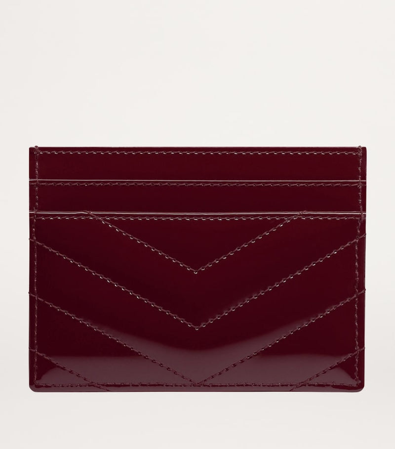 Saint Laurent Monogram Matelassé card holder in calfskin - British product