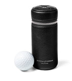 Aspinal of London leather golf ball holder 13cm - British product