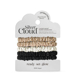 Superdrug Silver Cloud Silver Ion Infused Satin Skinny Scrunchies Mixed 5 Pack- Buy online at McGrocer