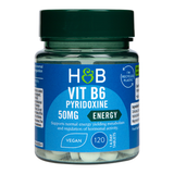 Holland & Barrett Holland & Barrett High Strength Vitamin B6 + Pyridoxine 100mg 120 Tablets- Buy online at McGrocer