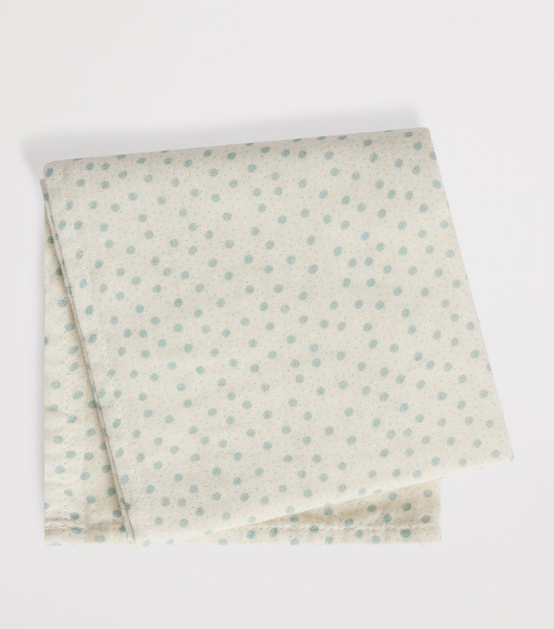 Bonpoint spot muslin cloths 2-pack soft cotton (British brand)
