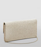 Jimmy Choo Emmie glitter clutch bag, UK version
