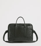 Bottega Veneta leather Intrecciato Getaway briefcase (British brand)