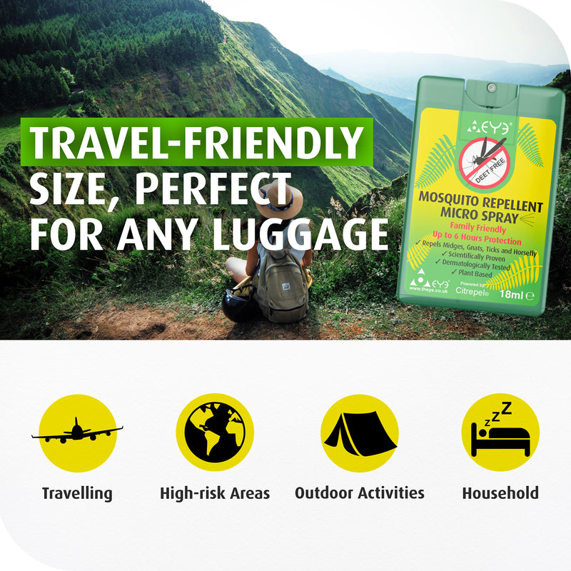 THEYE insect repellent solo traveller pack - British product