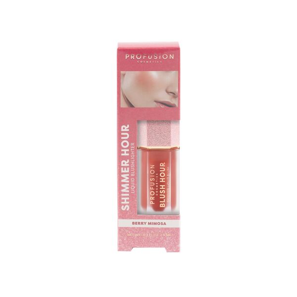 Profusion Cosmetics Shimmer Hour Blush Berry Mimosa , imported from the UK
