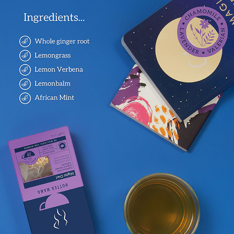 Caffeine-Free Herbal Tea with Chamomile, Lavender and Valerian, 14 Tea Bags