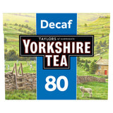 Yorkshire Tea decaffeinated black tea bags 80 pack 250g (British brand)