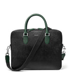 Aspinal of London slim leather Shield briefcase (British brand)