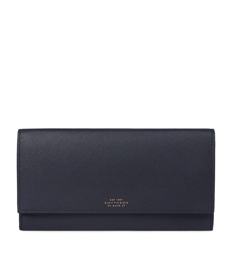 Smythson Leather Marshall Travel Wallet (British brand)