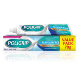 Superdrug Poligrip Flavour Free Denture Fixative Cream 70g- Buy online at McGrocer