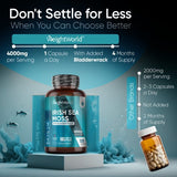 WeightWorld Irish Sea Moss capsules 4000mg, imported from the UK