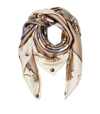 Aspinal of London silk signature scarf 90cm, UK version